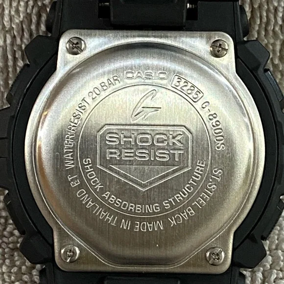 NWOT Casio G-Shock Black and Silver Digital Watch - Picture 3 of 4